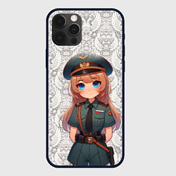 Чехол iPhone 12 Pro Max Аниме русская девушка