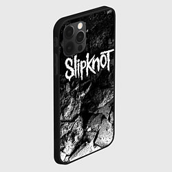 Чехол для iPhone 12 Pro Max Slipknot black graphite, цвет: 3D-черный — фото 2