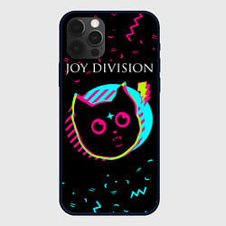Чехол iPhone 12 Pro Max Joy Division - rock star cat