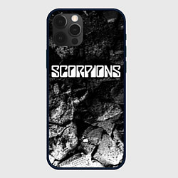Чехол iPhone 12 Pro Max Scorpions black graphite
