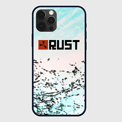 Чехол для iPhone 12 Pro Max Rust game текстура, цвет: 3D-черный