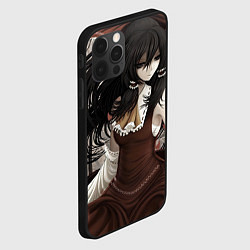 Чехол для iPhone 12 Pro Max Touhou Project Рейму sad, цвет: 3D-черный — фото 2