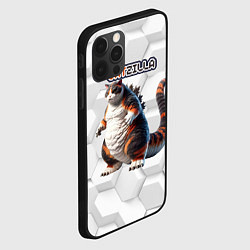 Чехол для iPhone 12 Pro Max Catzilla big, цвет: 3D-черный — фото 2