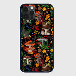 Чехол iPhone 12 Pro Max Фон с лесными грибами