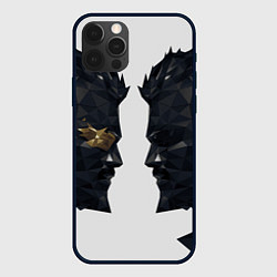 Чехол для iPhone 12 Pro Max Адам Дженсен в отражении deus ex, цвет: 3D-черный