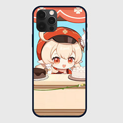 Чехол iPhone 12 Pro Max Genshin Impact Кли cute chibi