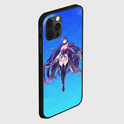 Чехол для iPhone 12 Pro Max Genshin персонаж игры Keqing, цвет: 3D-черный — фото 2