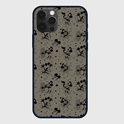 Чехол для iPhone 12 Pro Max Микки Маус матрос - паттерн, цвет: 3D-черный