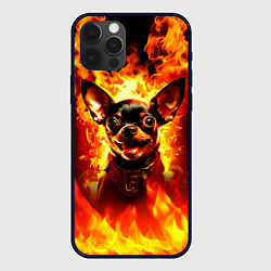 Чехол для iPhone 12 Pro Max Адский Пёс, цвет: 3D-черный