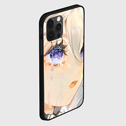 Чехол для iPhone 12 Pro Max Genshin Impact Furina cry tears, цвет: 3D-черный — фото 2