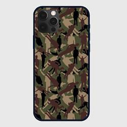 Чехол iPhone 12 Pro Max Бизнесмен - камуфляж