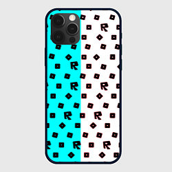 Чехол iPhone 12 Pro Max Roblox pattern logo mobile