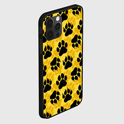 Чехол для iPhone 12 Pro Max Dogs paws, цвет: 3D-черный — фото 2