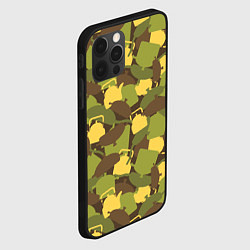 Чехол для iPhone 12 Pro Max Кухонная посуда - камуфляж, цвет: 3D-черный — фото 2