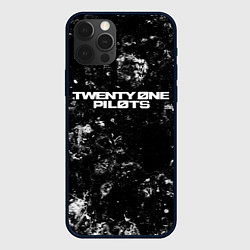 Чехол iPhone 12 Pro Max Twenty One Pilots black ice