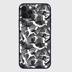 Чехол iPhone 12 Pro Max Гимнастика - камуфляж