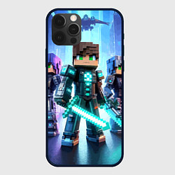 Чехол iPhone 12 Pro Max Minecraft - characters ai art