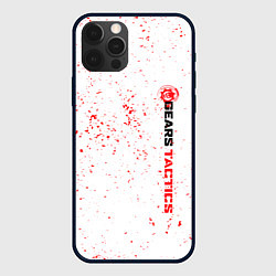 Чехол для iPhone 12 Pro Max Gears of War красные брызги, цвет: 3D-черный
