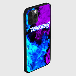 Чехол для iPhone 12 Pro Max Tekken 8 неоновый огонь, цвет: 3D-черный — фото 2