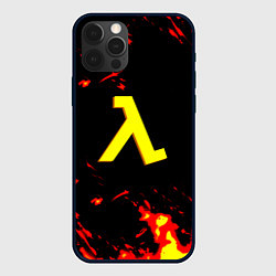 Чехол iPhone 12 Pro Max Half life огненный стиль лава