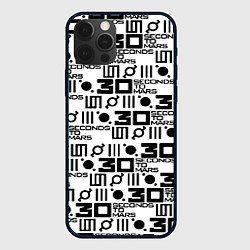 Чехол iPhone 12 Pro Max Thirty Seconds to Mars pattern rock