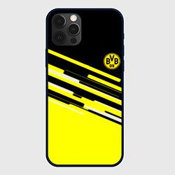 Чехол iPhone 12 Pro Max Borussia текстура спорт