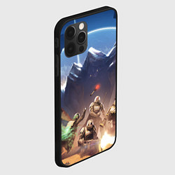 Чехол для iPhone 12 Pro Max Helldivers 2, цвет: 3D-черный — фото 2