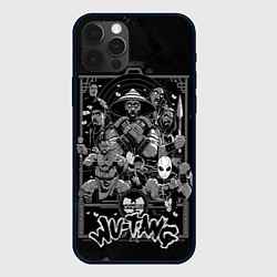 Чехол для iPhone 12 Pro Max Wu tang monks, цвет: 3D-черный