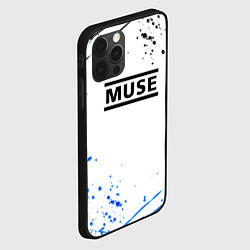 Чехол для iPhone 12 Pro Max MUSE рок стиль краски, цвет: 3D-черный — фото 2