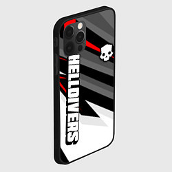 Чехол для iPhone 12 Pro Max Helldivers 2: Skull Logo, цвет: 3D-черный — фото 2