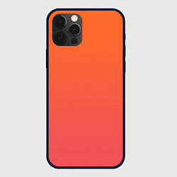 Чехол iPhone 12 Pro Max Градиент оранжево-розовый