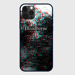Чехол iPhone 12 Pro Max Bloodborn souls глитч краски