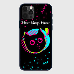 Чехол iPhone 12 Pro Max Three Days Grace - rock star cat