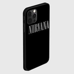 Чехол для iPhone 12 Pro Max Нирвана чёрный альбом, цвет: 3D-черный — фото 2