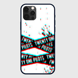 Чехол iPhone 12 Pro Max Twenty one pilots glitch music