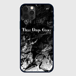 Чехол для iPhone 12 Pro Max Three Days Grace black graphite, цвет: 3D-черный