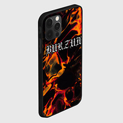 Чехол для iPhone 12 Pro Max Burzum red lava, цвет: 3D-черный — фото 2