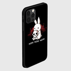 Чехол для iPhone 12 Pro Max Хищный кролик, цвет: 3D-черный — фото 2
