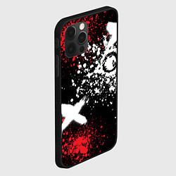 Чехол для iPhone 12 Pro Max Дракон уроборос на фоне брызг красок и граффити, цвет: 3D-черный — фото 2