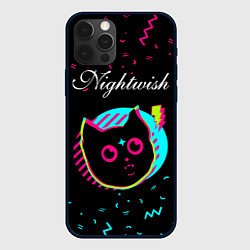 Чехол iPhone 12 Pro Max Nightwish - rock star cat