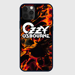 Чехол iPhone 12 Pro Max Ozzy Osbourne red lava