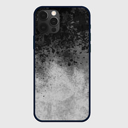 Чехол iPhone 12 Pro Max Абстракция - серые чернила