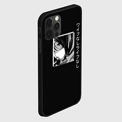 Чехол для iPhone 12 Pro Max Aesthetic anime waifu, цвет: 3D-черный — фото 2