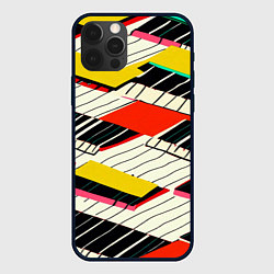 Чехол для iPhone 12 Pro Max Пианинка, цвет: 3D-черный