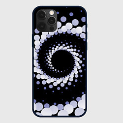Чехол iPhone 12 Pro Max Спираль из окружностей