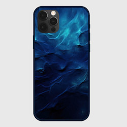 Чехол для iPhone 12 Pro Max Абстрактные волны глубины, цвет: 3D-черный