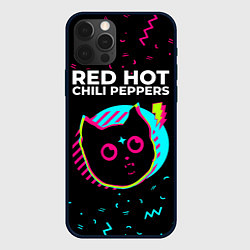 Чехол iPhone 12 Pro Max Red Hot Chili Peppers - rock star cat