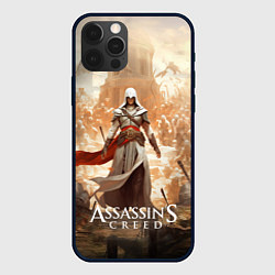 Чехол для iPhone 12 Pro Max Assassins creed старинный город, цвет: 3D-черный