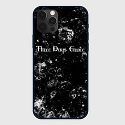 Чехол для iPhone 12 Pro Max Three Days Grace black ice, цвет: 3D-черный