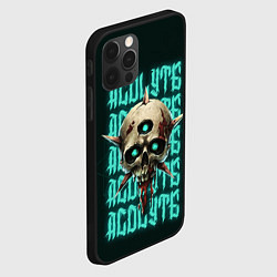 Чехол для iPhone 12 Pro Max Acolyte - Last Epoch skull, цвет: 3D-черный — фото 2